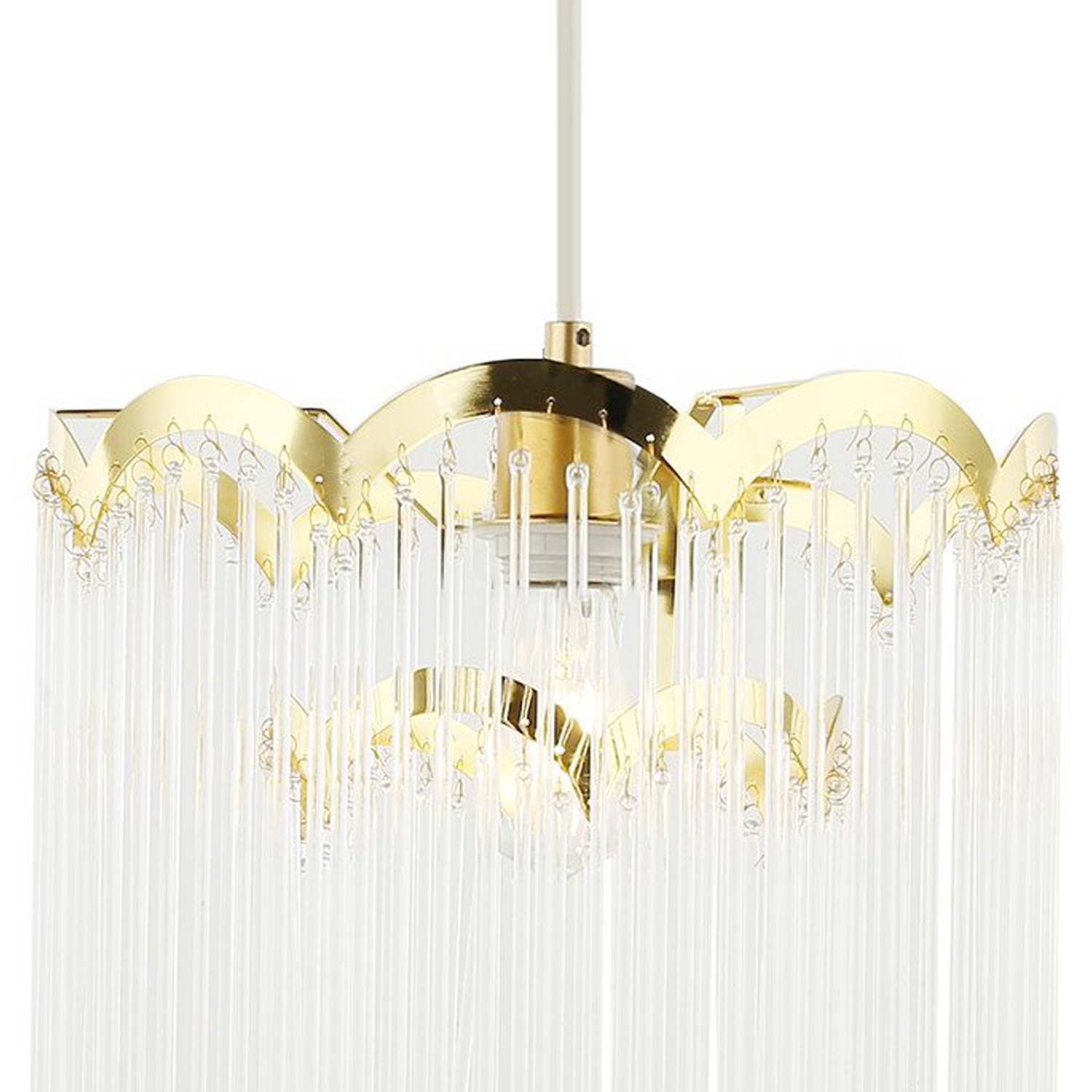 Zaira Gold Chandelier Image 4