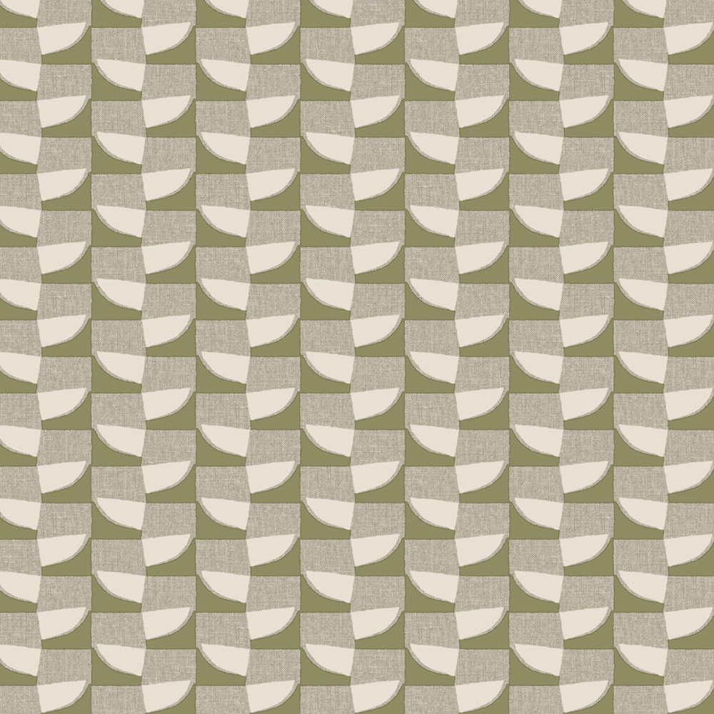 Belgravia Decor Zambaiti Parati Marrakech Quadrant Geo Green Wallpaper Image 1