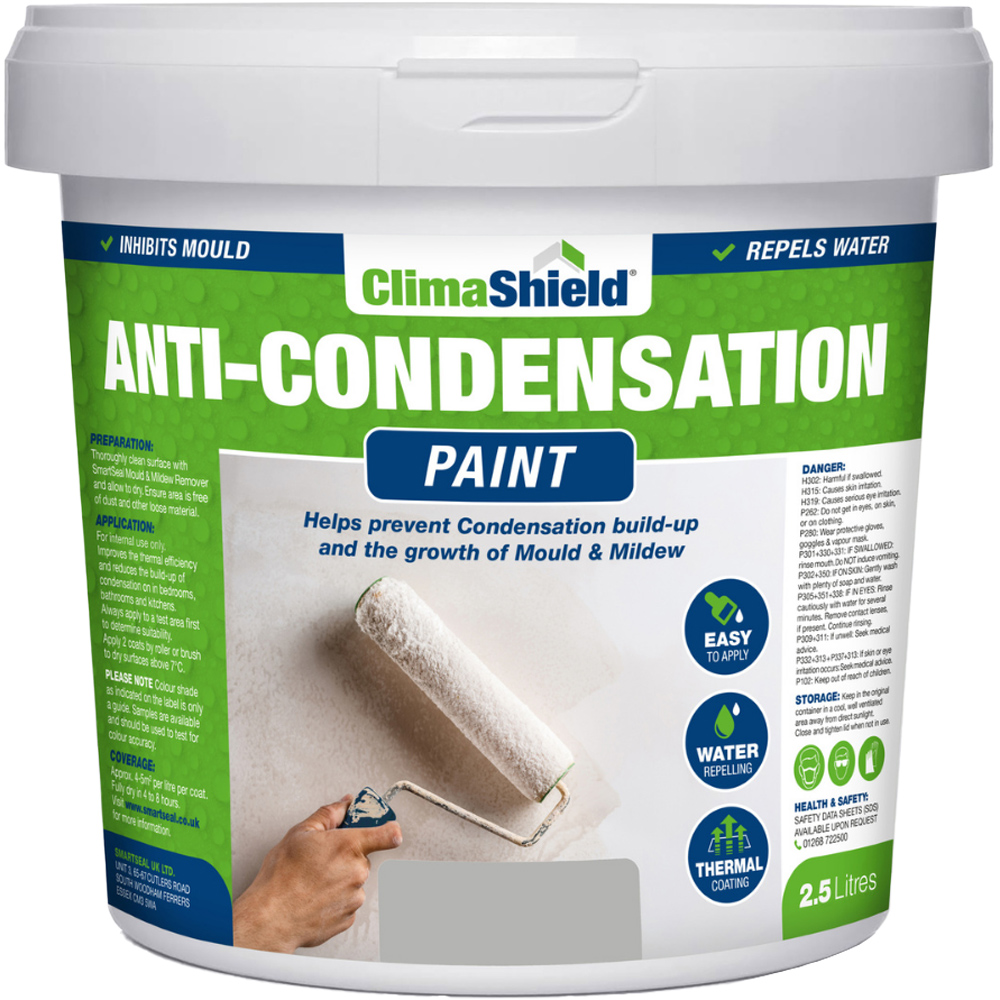 SmartSeal Pale Slate Anti-Condensation Paint 2.5L Image 2