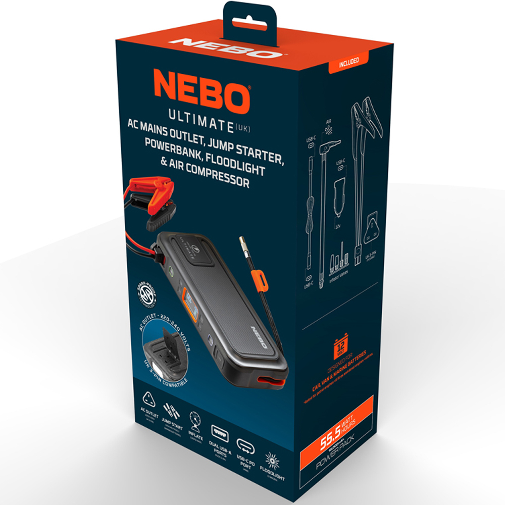 Nebo ULTIMATE Multi Voltage Power Pack Image 8