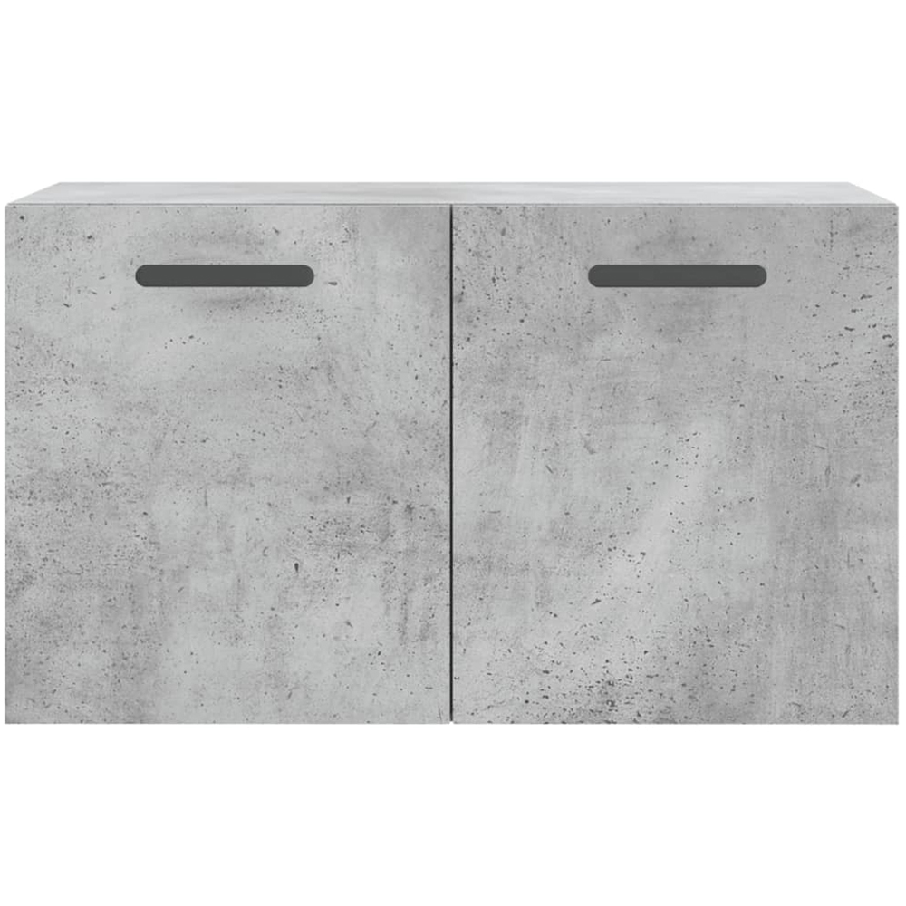 vidaXL 2 Door Concrete Grey Wall Cabinet Image 5