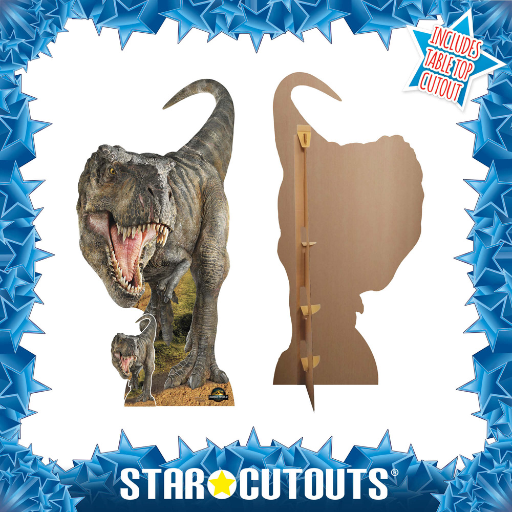 Star Cutouts Jurassic World Rebirth Tyrannosaurus Rex Dinosaur Cardboard Cutout 6ft Image 4