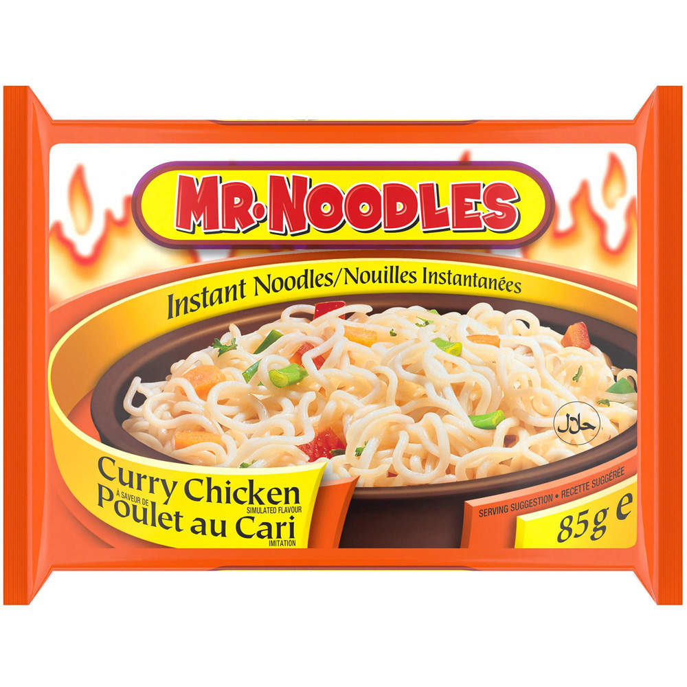 Mr. Noodles Curry Chicken Instant Noodles 85g Image