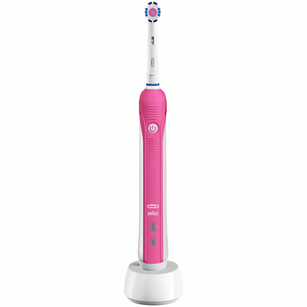 Oral-B Pro 2 2000 Electric Toothbrush Pink Image 3