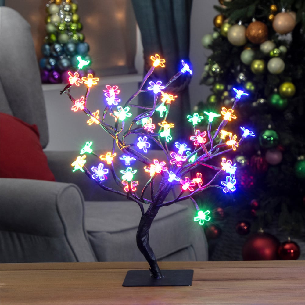 The Christmas Workshop 48 Multicolour LED Blossom Tree Image 6