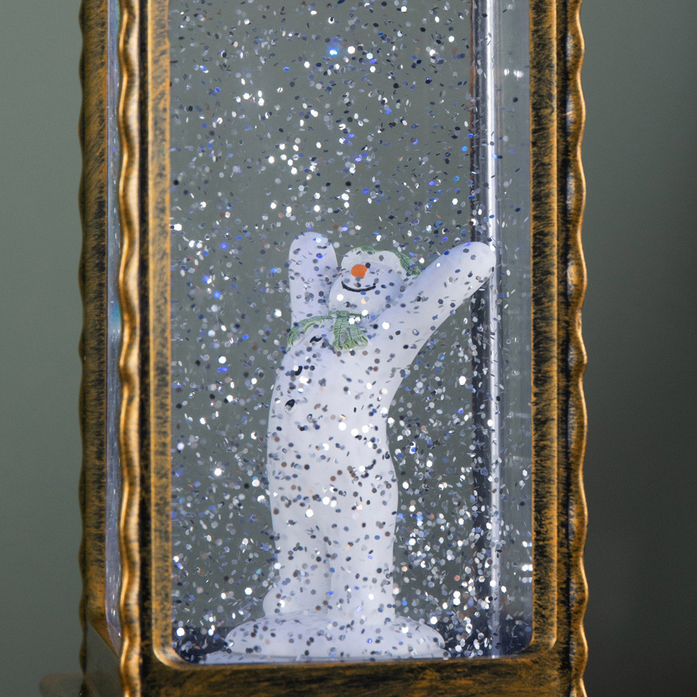 Samuel Alexander Dual Powered The Snowman Water Spinner Christmas Decoration 29cm Image 6