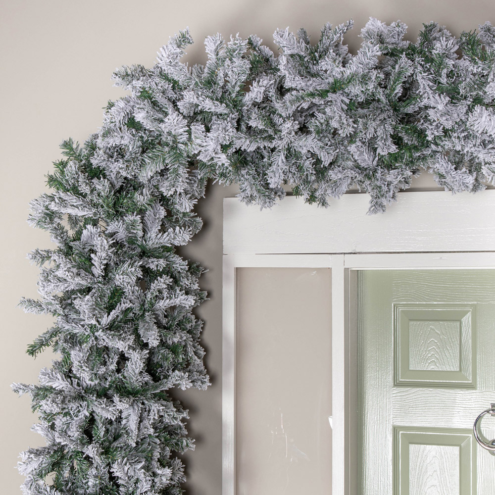 Samuel Alexander Single Door Artificial Plain Green Christmas Tree Arch 8ft Image 6