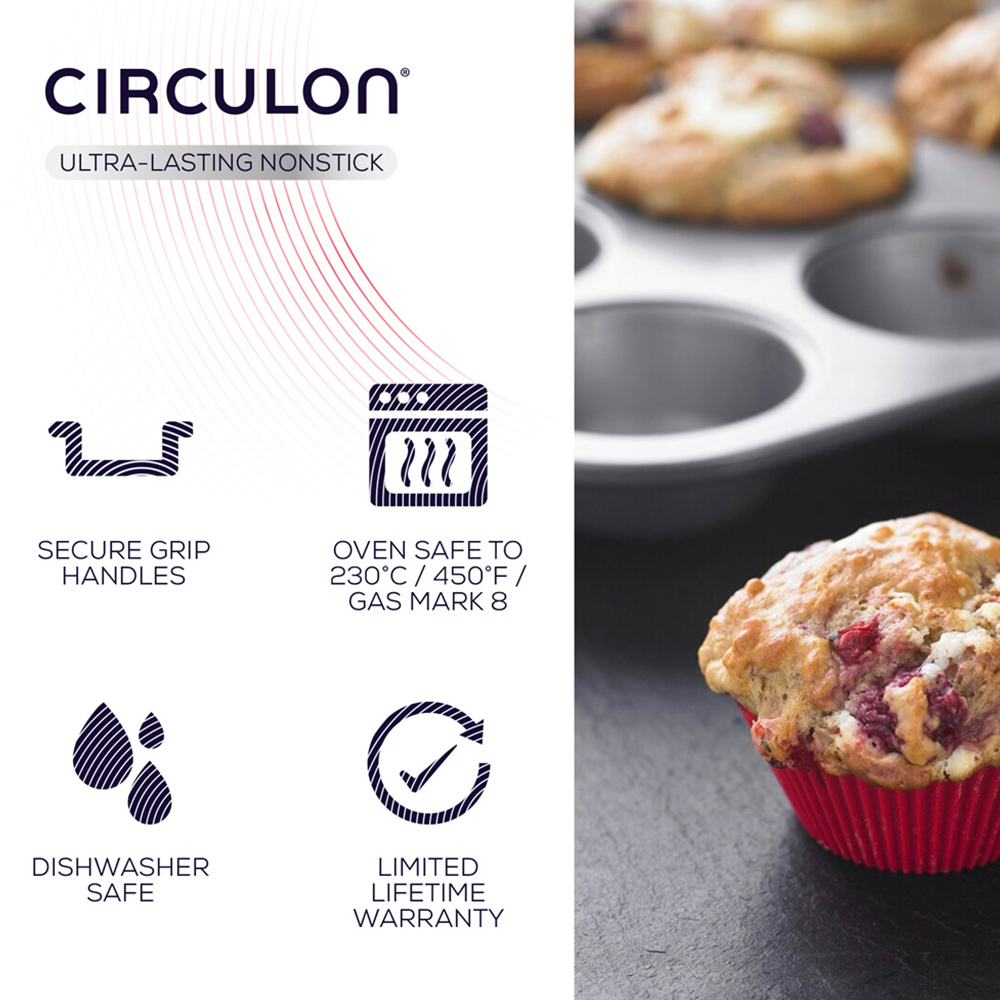 Circulon Momentum Nonstick Steel Bakeware Set of 3 Image 6