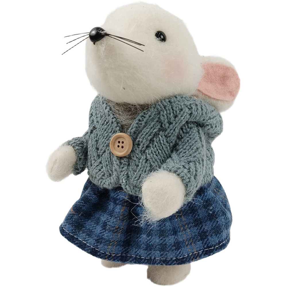 Cosy Nordic Mouse Decoration Image 1