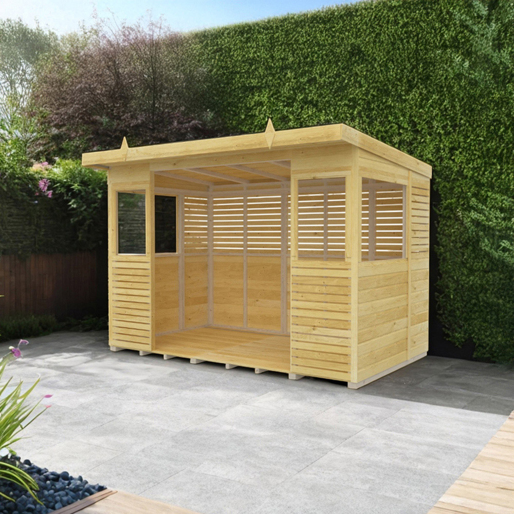 DIY Sheds 10 x 6ft Pressure Treated Tongue and Groove Timber Outdoor Kitchen Shelter Image 2