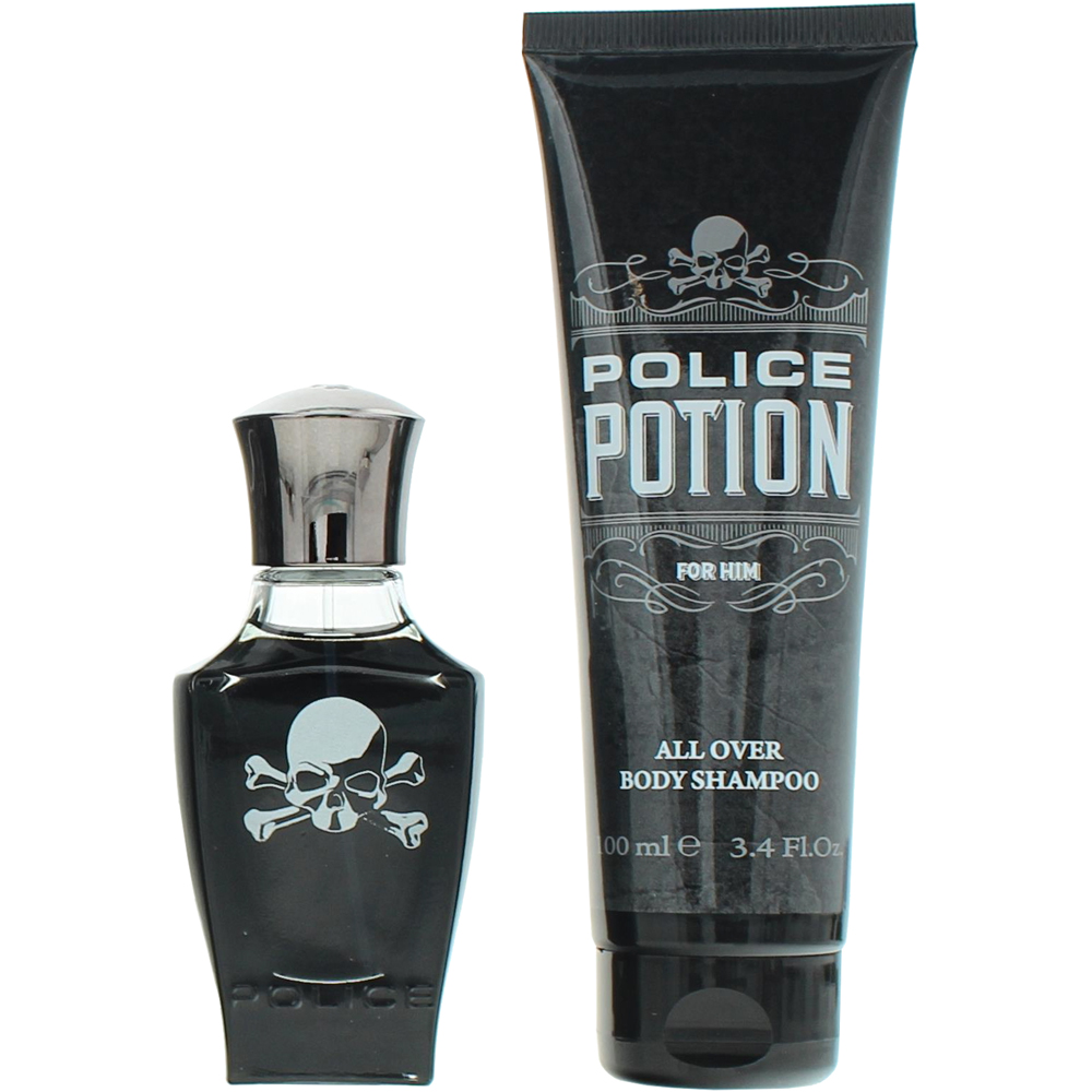Police Potion For Him Shower Gel and Eau De Parfum 30ml Gift Set Image 2