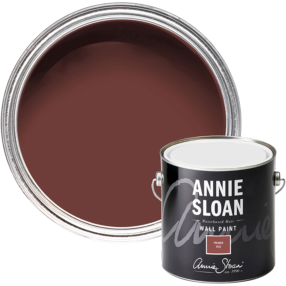Annie Sloan Primer Red Matt Wall Paint 2.5L Image 1