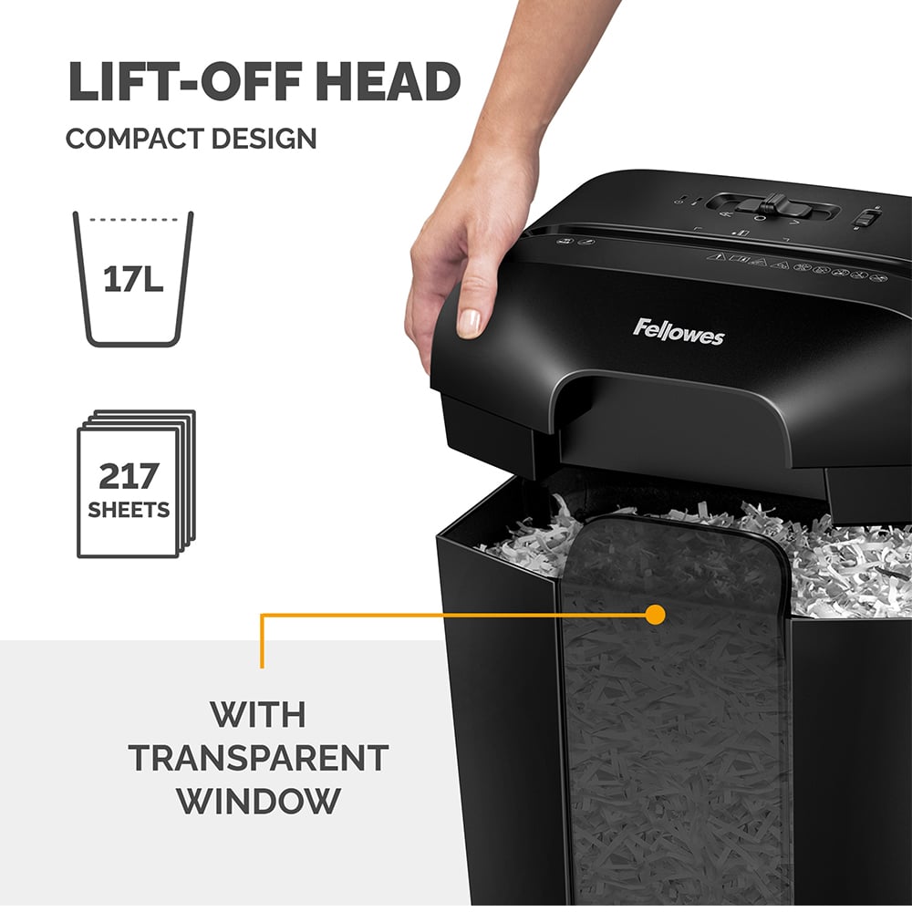 Fellowes Powershred LX50 Cross Cut Paper Shredder Image 5