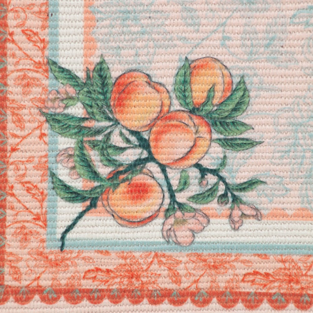 furn. Anemone Multicolour Peaches Indoor and Outdoor Table Runner 35 x 220cm Image 3