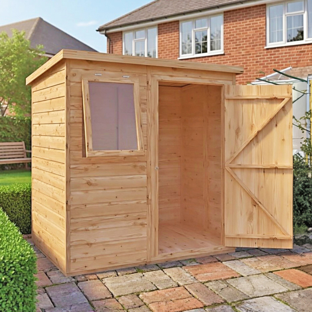Shire 6 x 4ft Shiplap Pent Shed Image 5