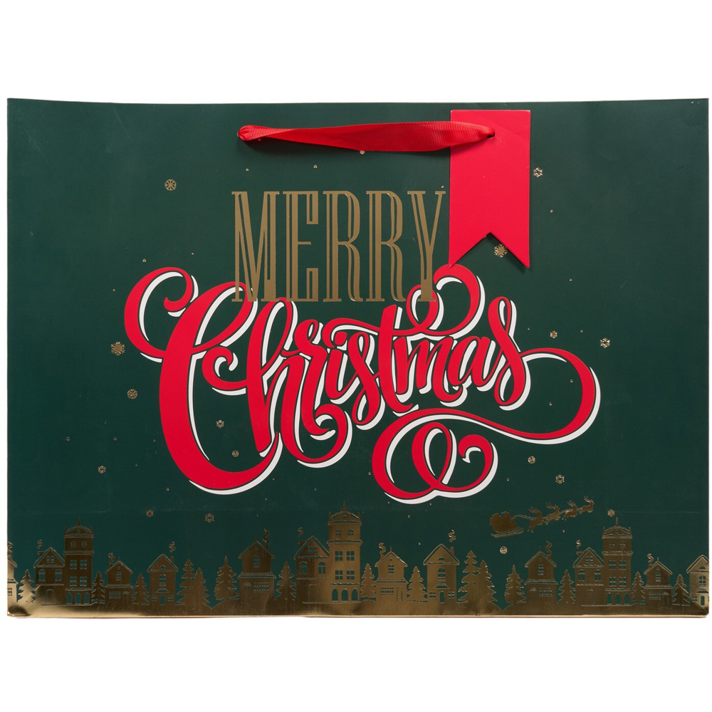 Extra Large Merry Christmas Gift Bag Image 4
