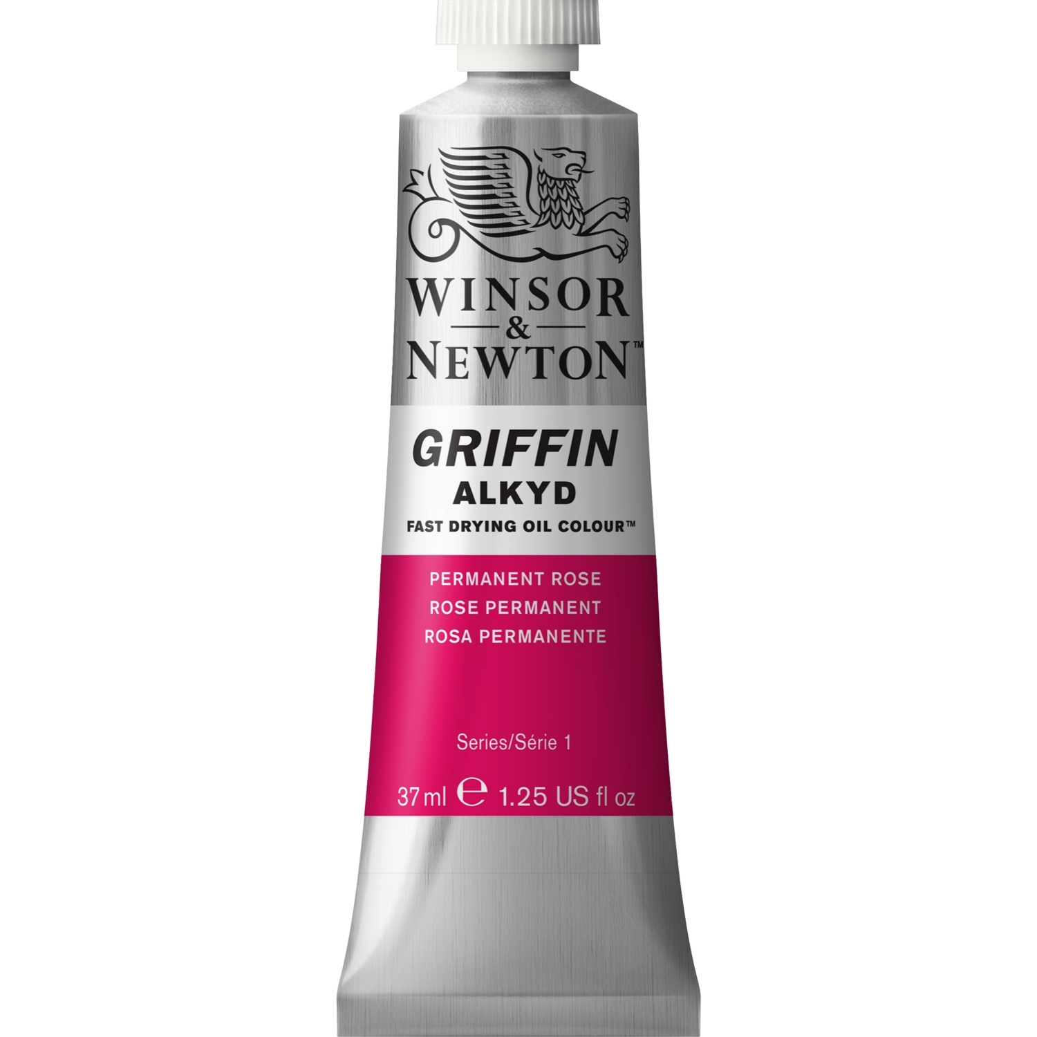 Winsor and Newton Griffin Alkyd Oil Colour - Permanent Rose Image 1