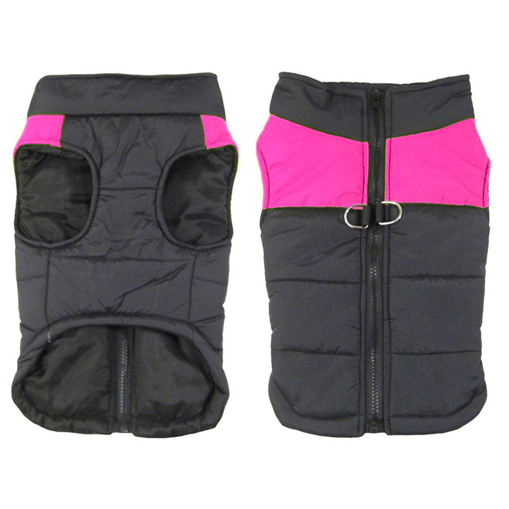 Bunty Extra Large Pink Dog Puffer Jacket Image 1