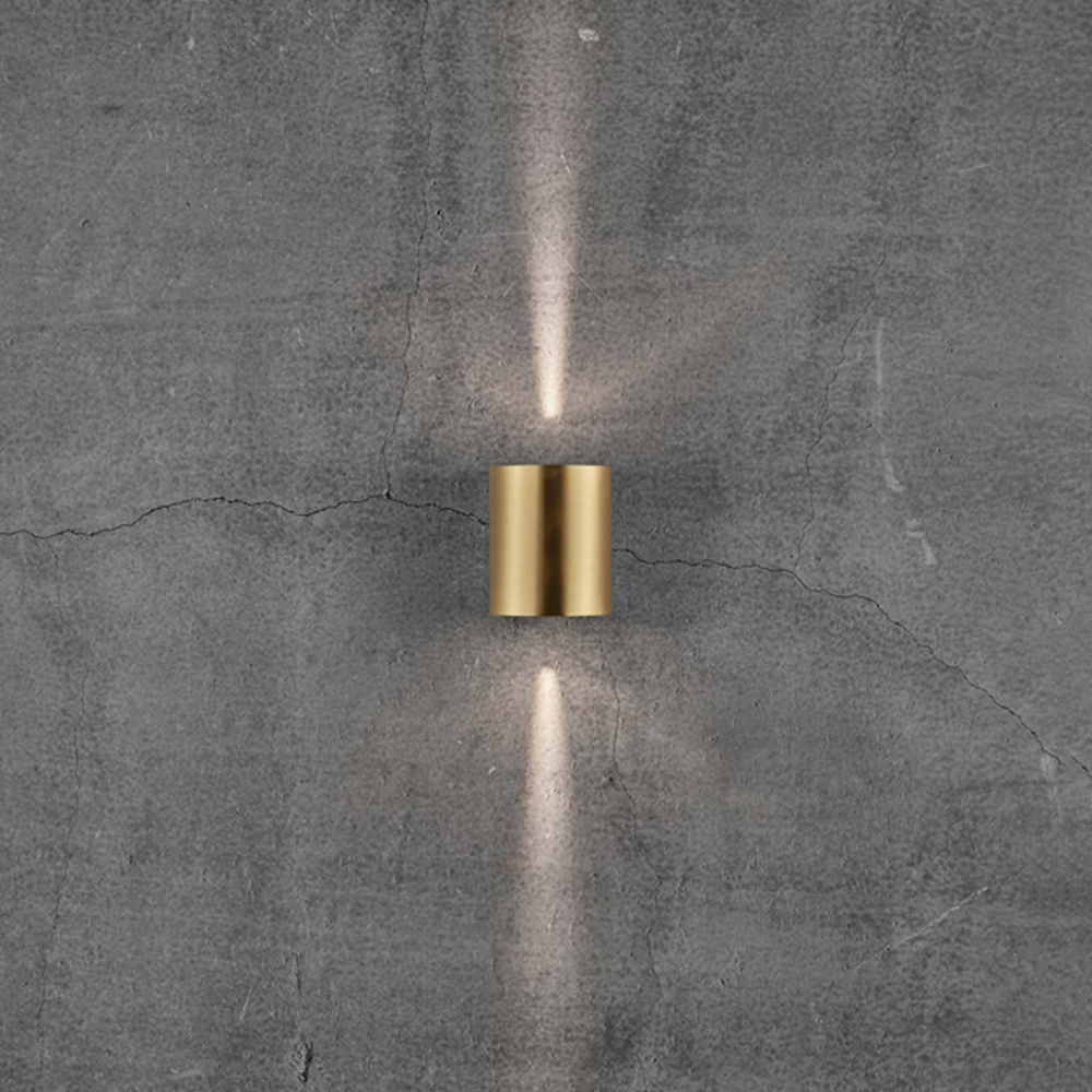 Nordlux Canto 2 Brass Wall Light Image 6