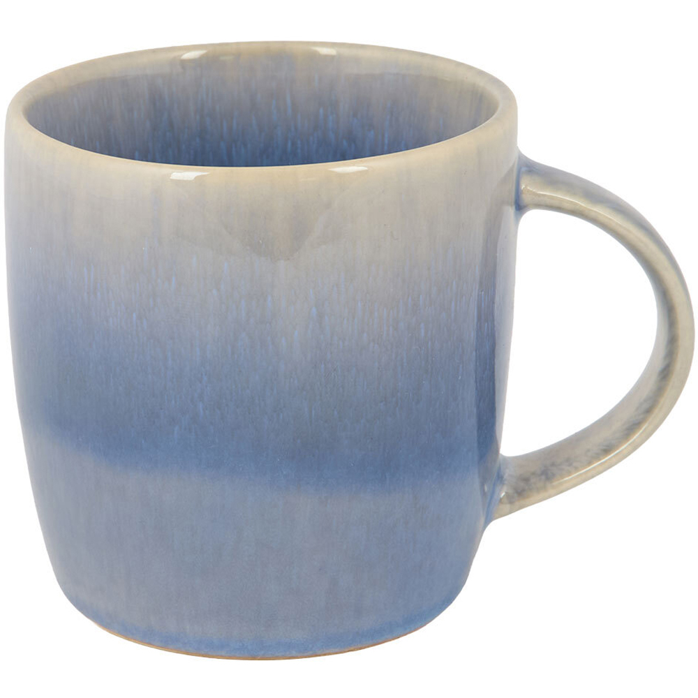 Pack of 4 Modern Reactive Glaze Mugs Blue Image 4