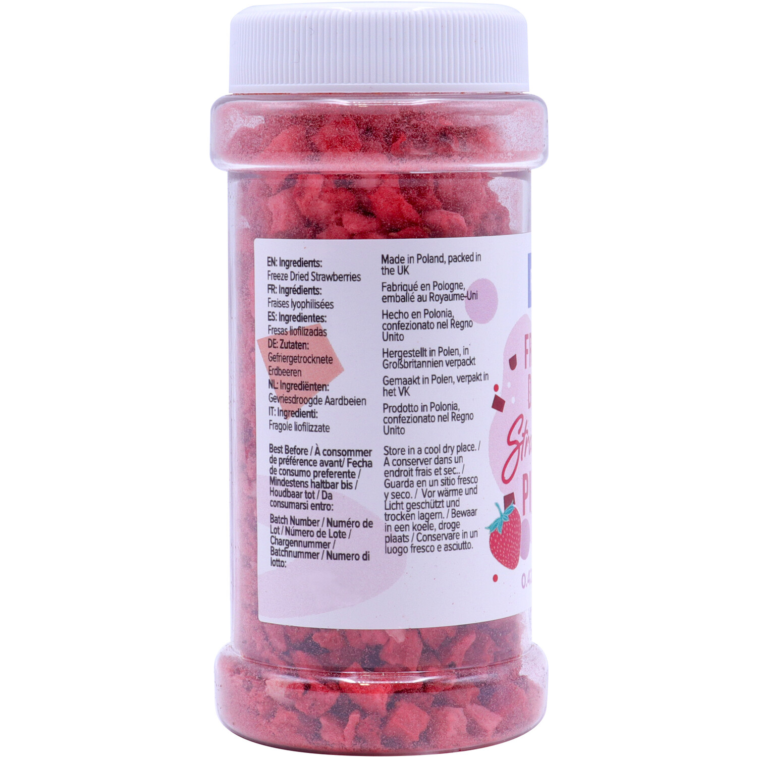 PME Freeze Dried Strawberry Pieces Image 3