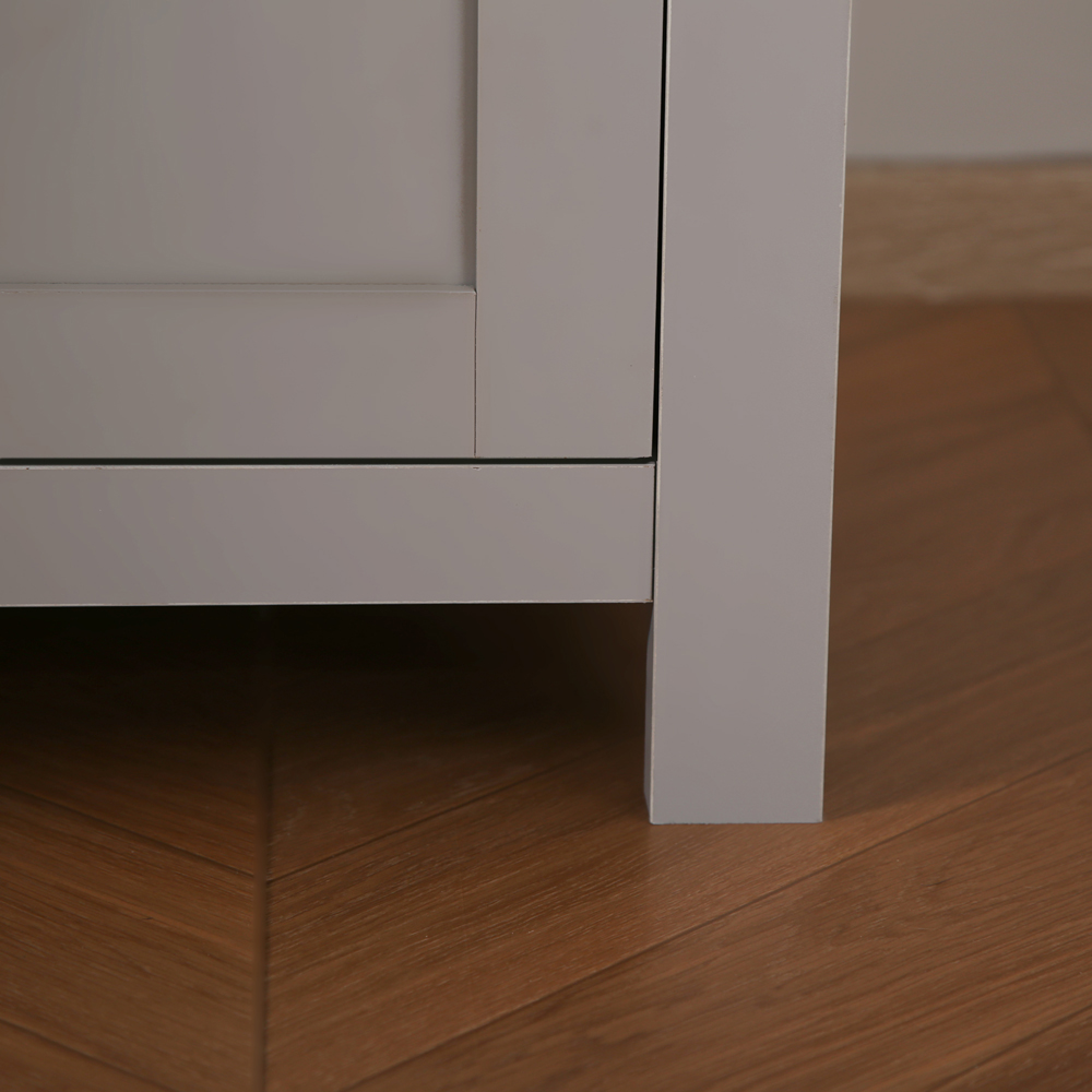 Wiltshire Double Door Grey Wardrobe Image 5