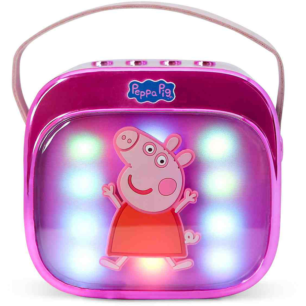 OTL Peppa Pig PopSing LED Light-Up Wireless Karaoke Speaker and Microphone Image 4