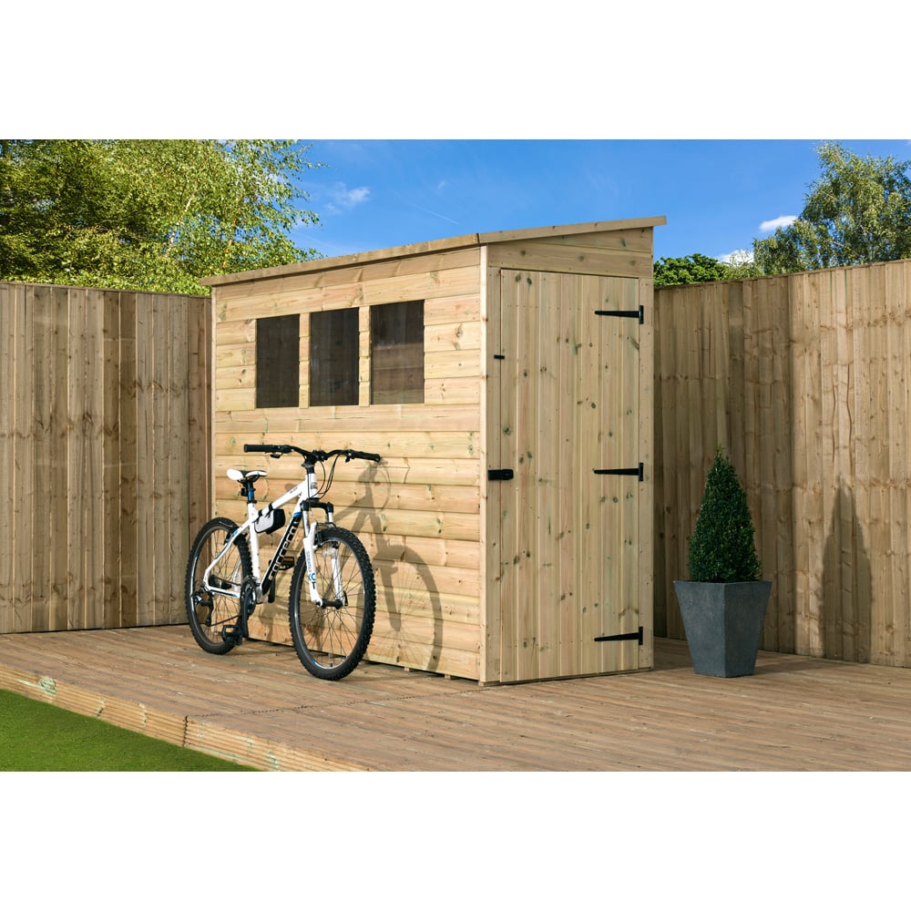 Empire Sheds 2800 8 x 3ft Tongue and Groove Wooden Pent Garden Shed Image 3
