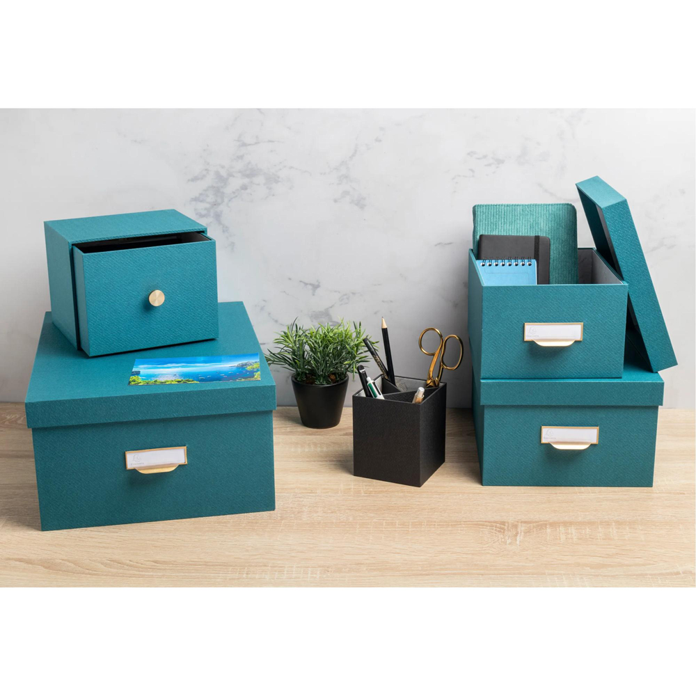 Exacompta OfficeByMe Duck Blue Storage Box Set of 3 Image 6