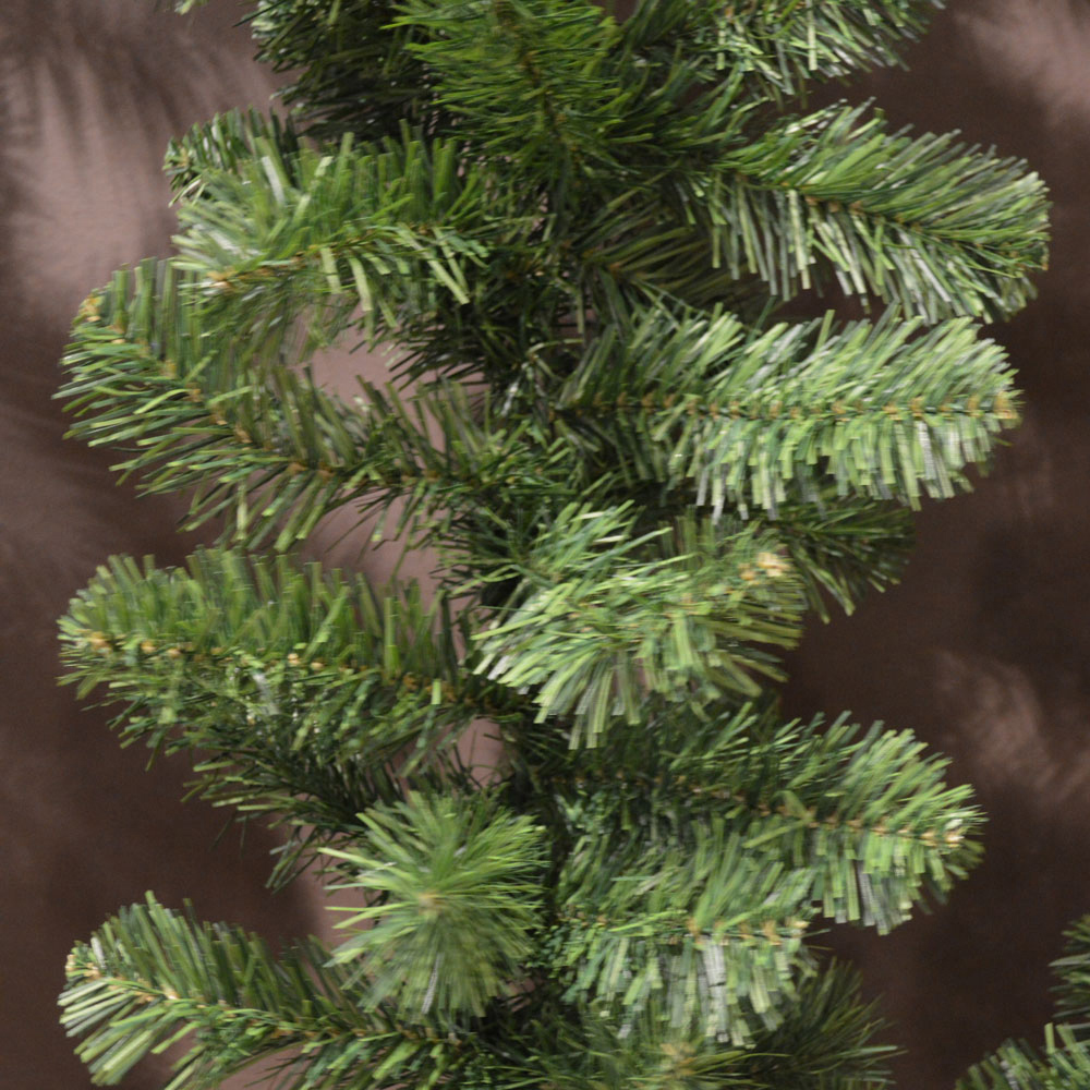 Samuel Alexander Imperial Pine Christmas Garland Plain Green 270cm 2 Pack Image 5
