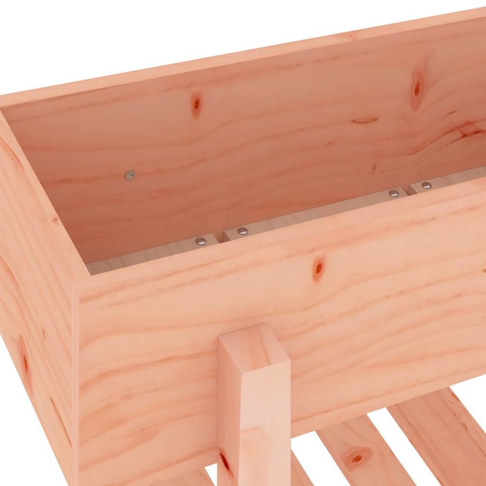 vidaXL Single Shelf Natural Raised Garden Bed 101 x 30 x 69cm Image 6