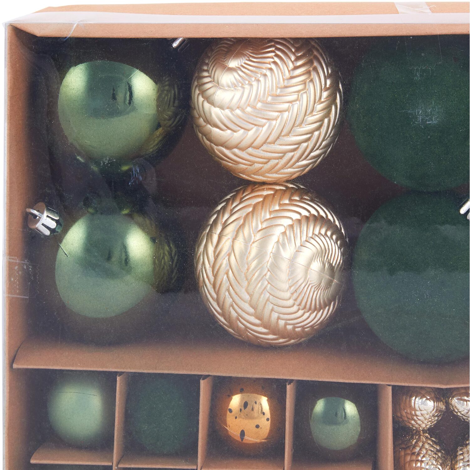 46-Piece Amber Charm Bauble Pack Image 3