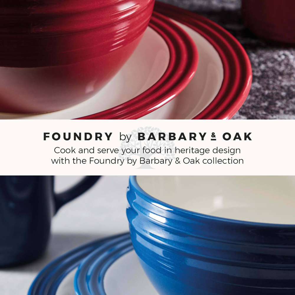 Barbary and Oak Bordeaux Red 16 Piece Dinnerware Image 6