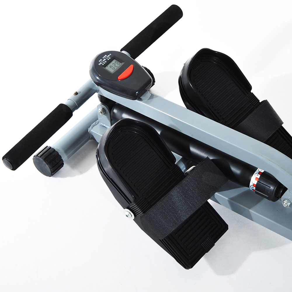 HOMCOM Steel Rowing Machine with LCD Monitor Image 4