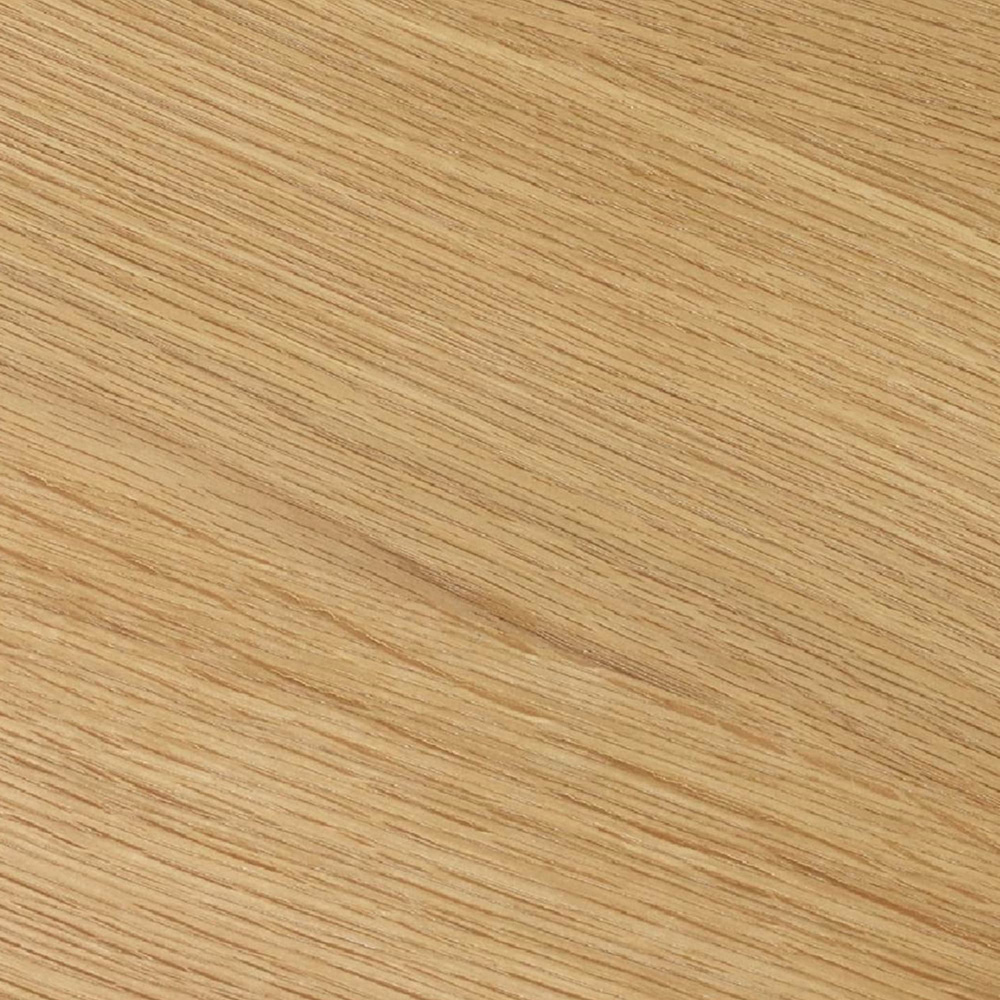 Julian Bowen Vera Single Shelf Oak Triangular Side Table Image 5