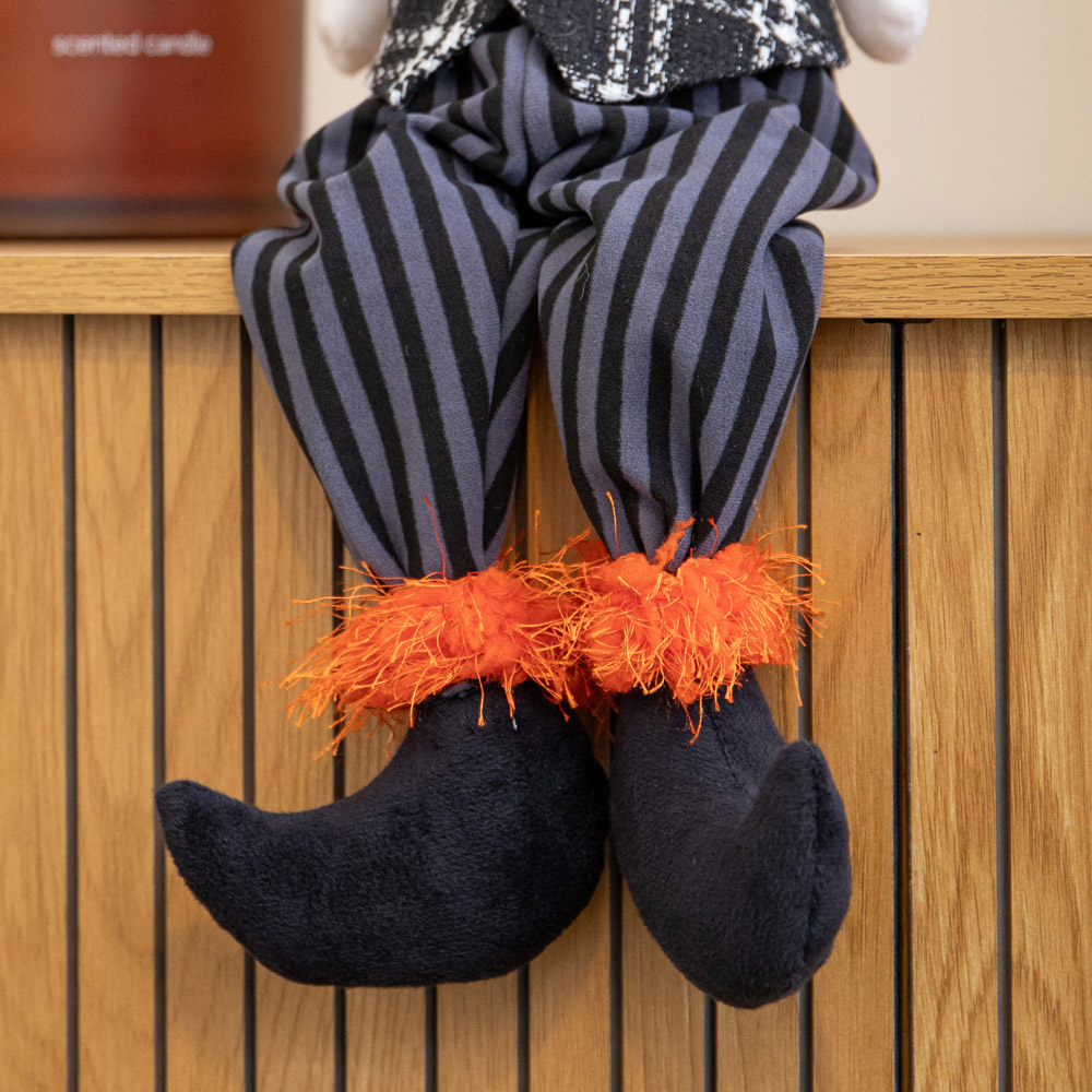 Samuel Alexander Mr Bones Seated Halloween Decoration with Dangly Legs 60cm Image 6