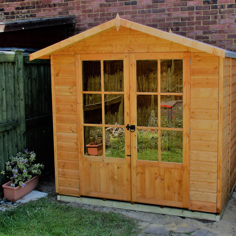 Shire Lumley 7 x 5ft Double Door Traditional Summerhouse Image 6