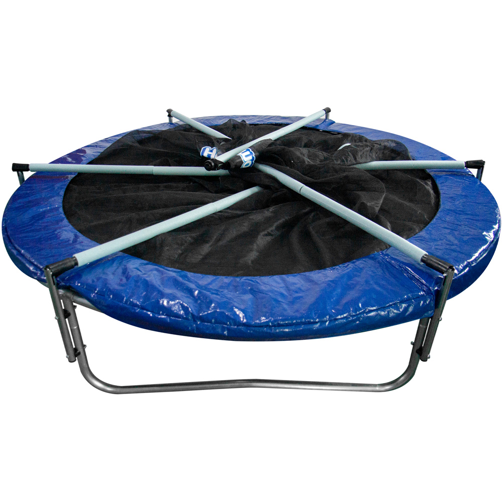 Hedstrom 8ft Blue and Black Foldable Trampoline Image 2