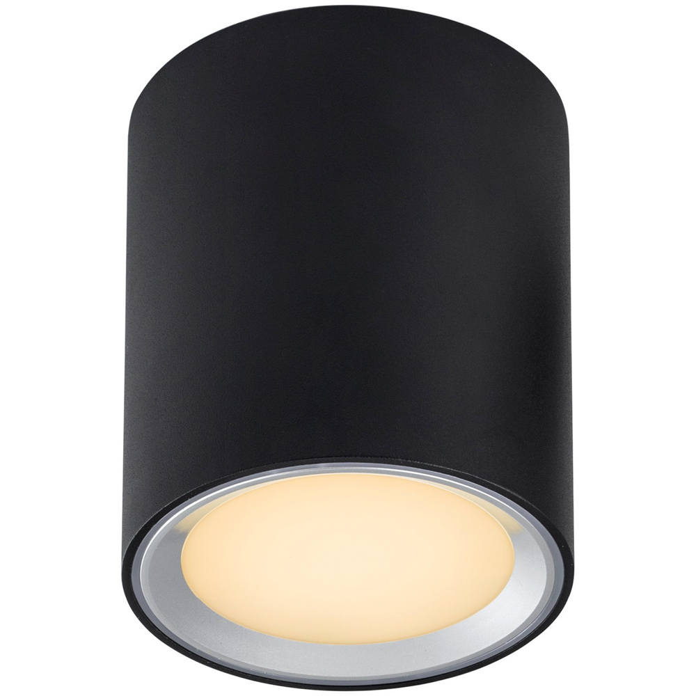 Nordlux Fallon Long Black and Steel Surface Downlight Image 4