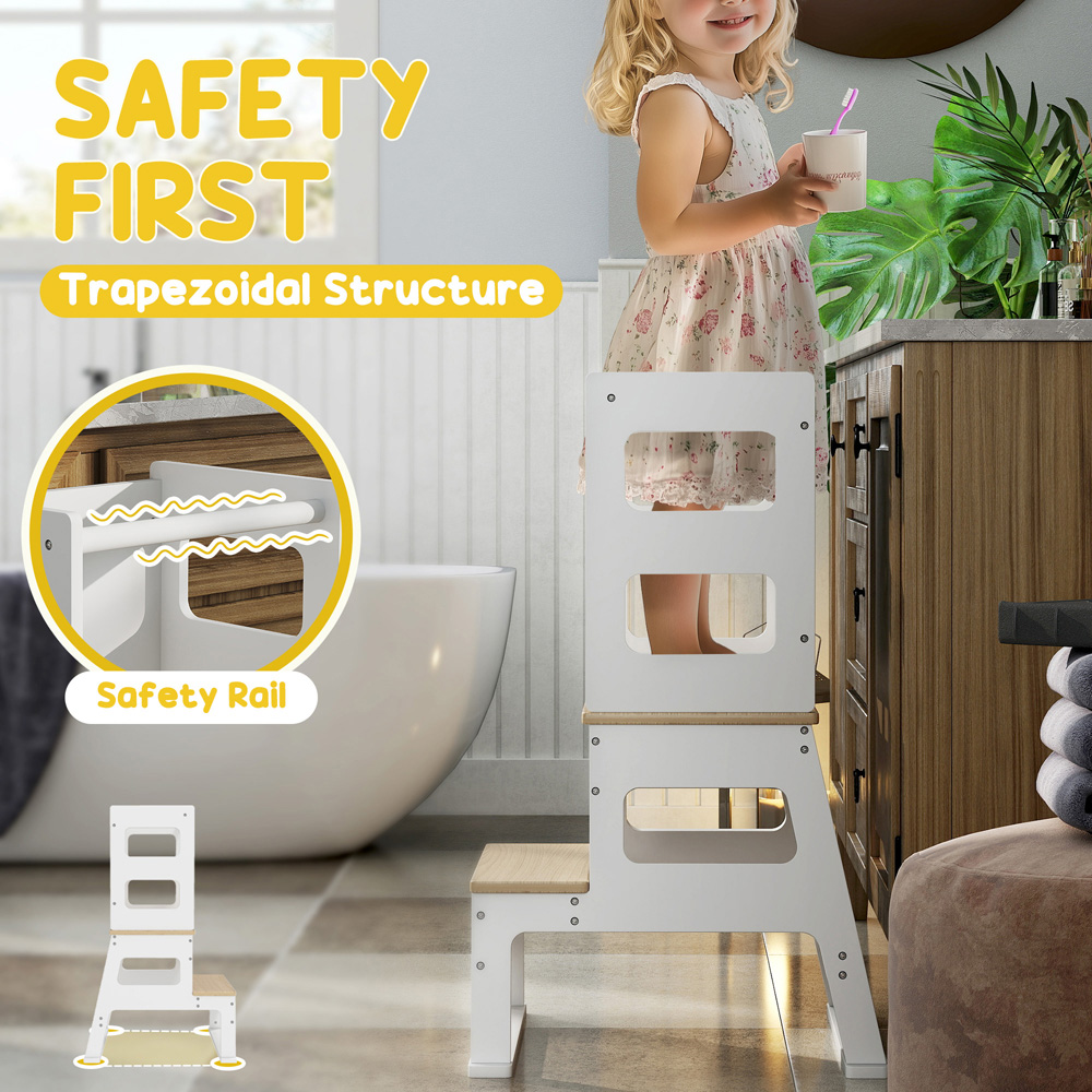 AIYAPLAY 2-in-1 Toddler Tower Image 6