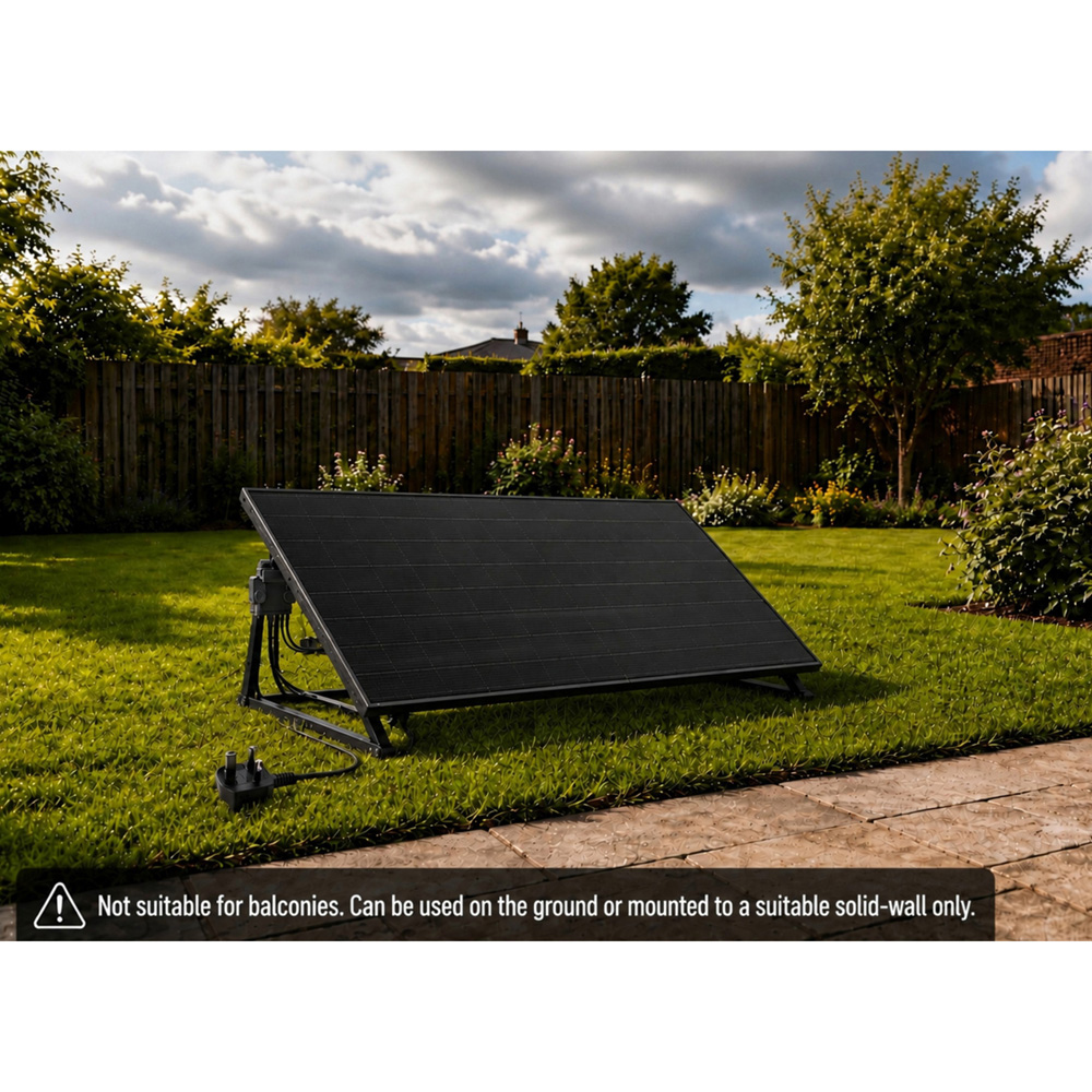 UKSOL Plug-In Solar Pro Duo 2 Panel Hybrid Mount Kit 890W Image 2