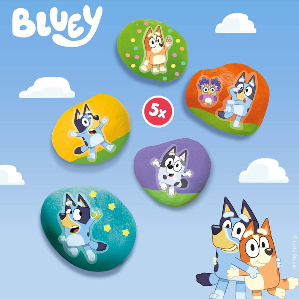SES Creative Bluey Rock Painting Kit Image 4