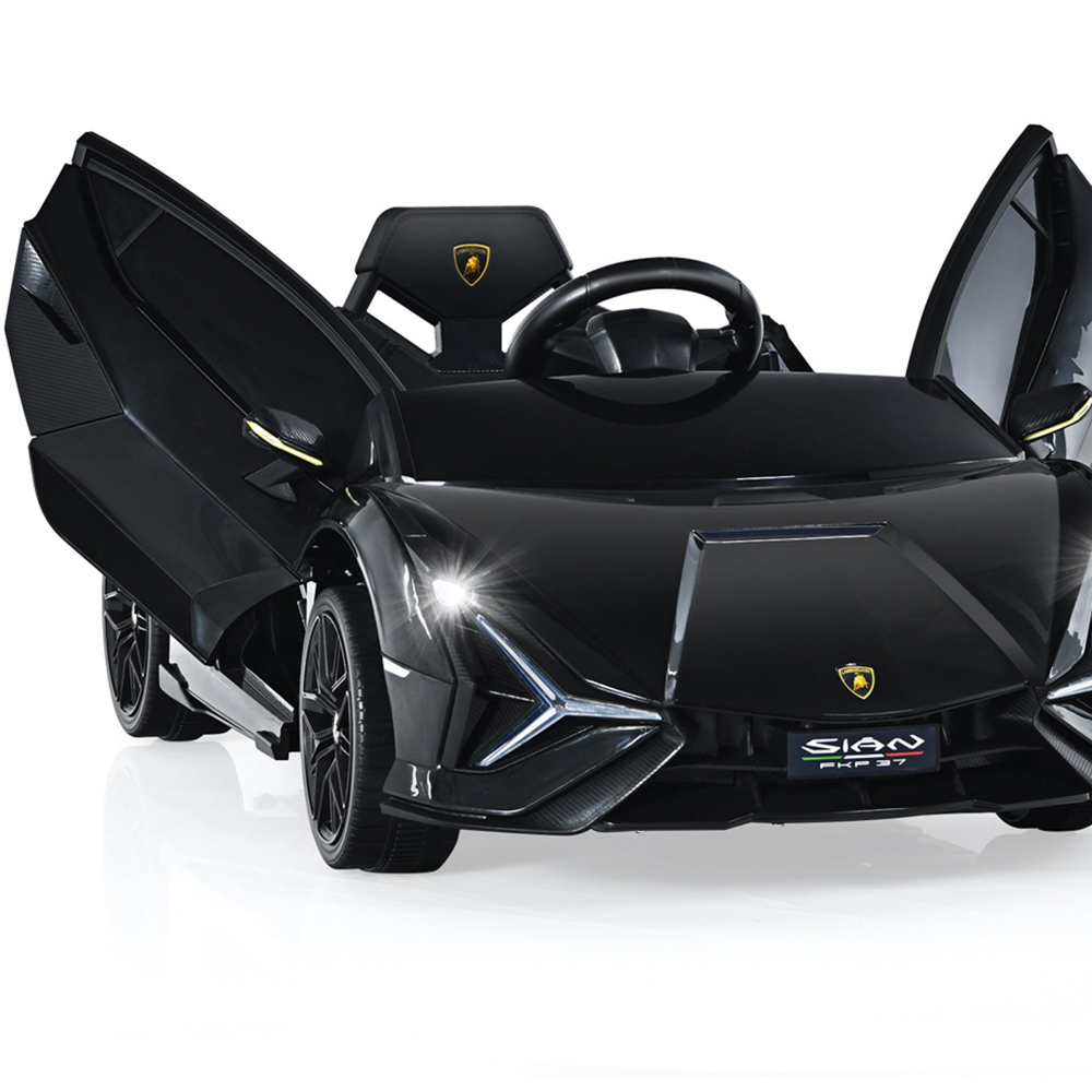 Costway Kids Black Electric Ride On Car with Remote Control 12V Image 4
