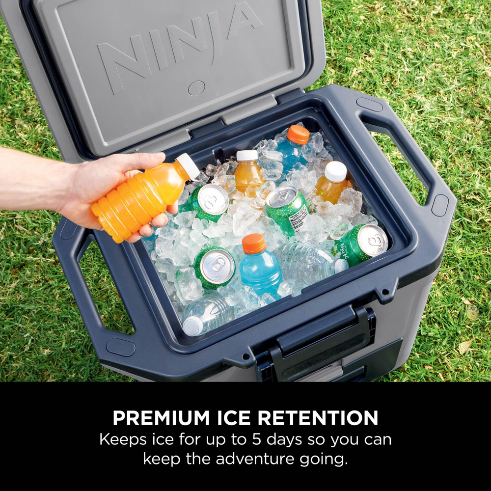 Ninja FrostVault FB131UKGY Slate Grey Hard Cooler with Dry Zone 28L Image 5