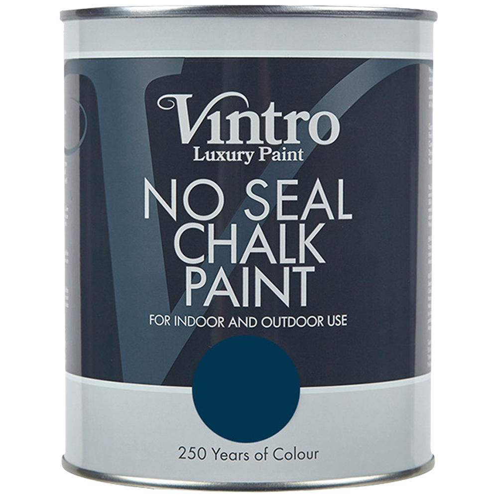 Vintro Paint Picasso Blue No Seal Chalk Paint 1L Image 2