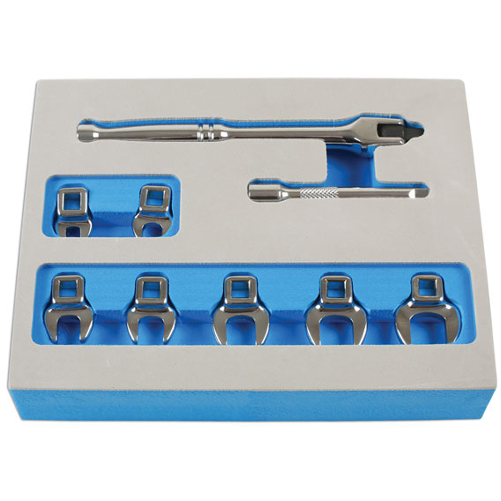 Laser 7294 9 Piece 1/4 inch D Flare Nut Wrench Set Image 2