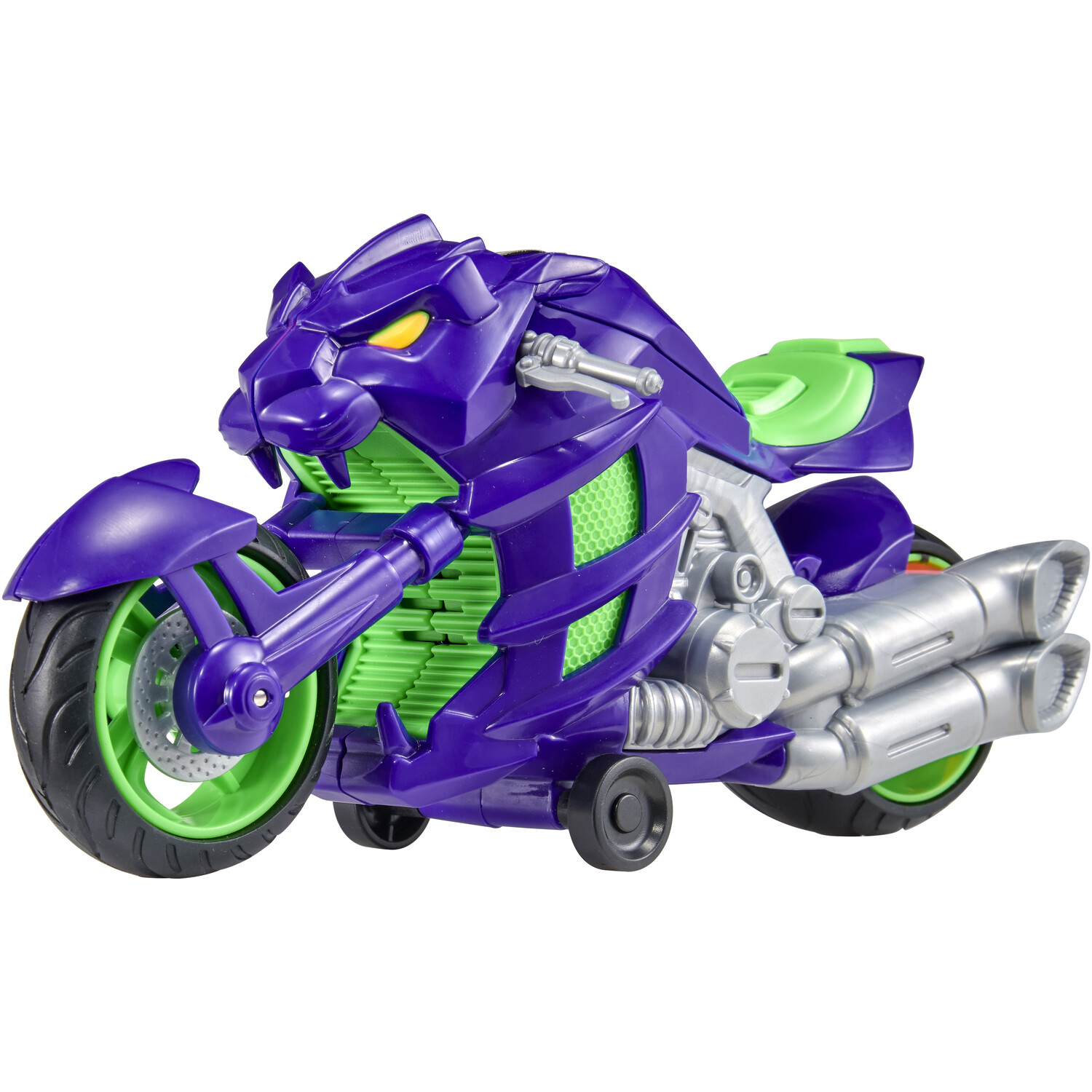 Single Teamsterz Monster Moverz Night Panther Motorbike in Assorted style Image 4