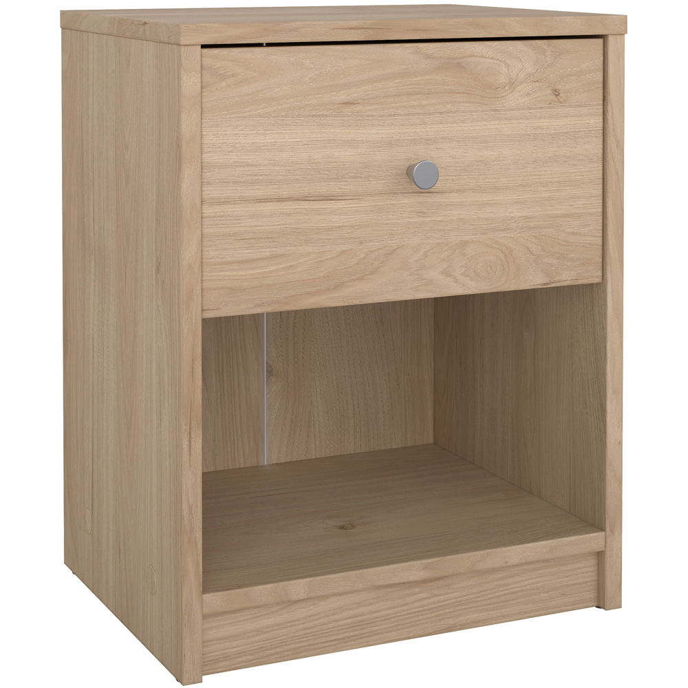 Furniture To Go May Single Drawer Jackson Hickory Oak Bedside Table Image 2