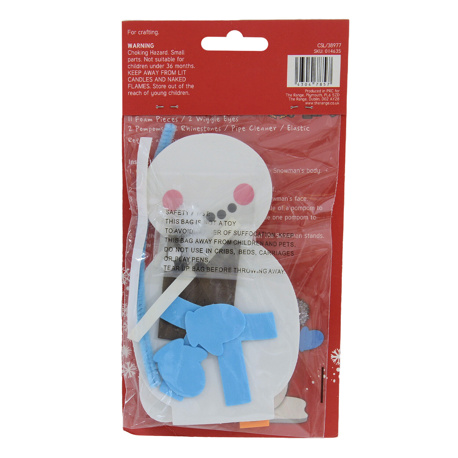 Crafty Club Make Your Own Foam Christmas Character Image 1