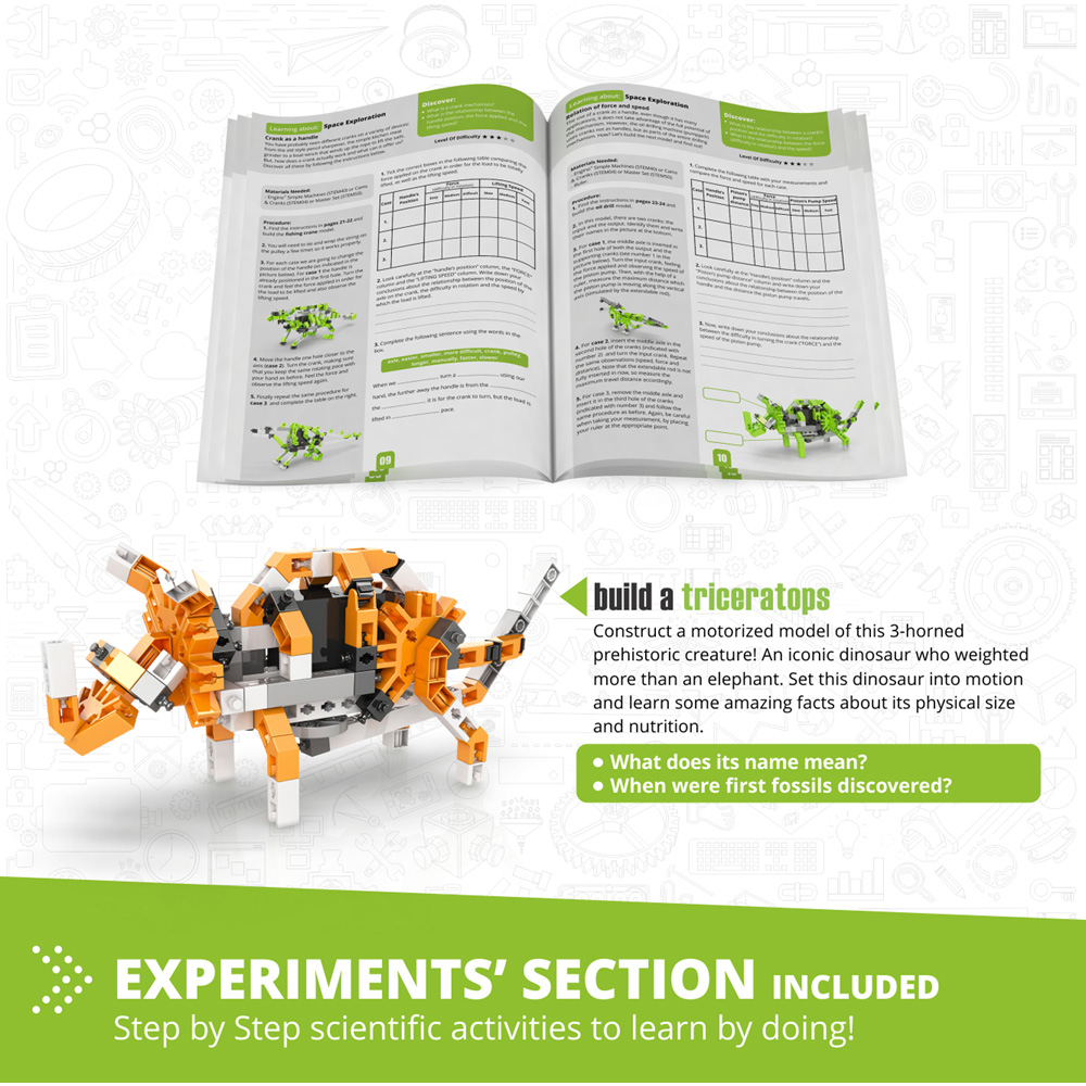 Engino Stem Palaeontology Learning About Dinosaurs Building Set Image 6